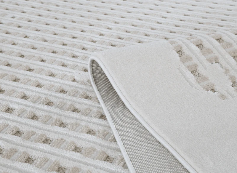 Tapis gris à motifs graphique 200 x 290 cm SIRMA