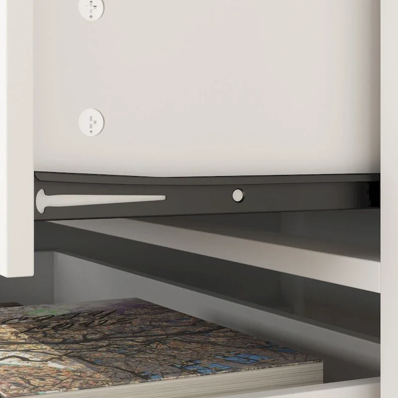 Commode moderne à 6 tiroirs en bois, meuble de rangement organisateur