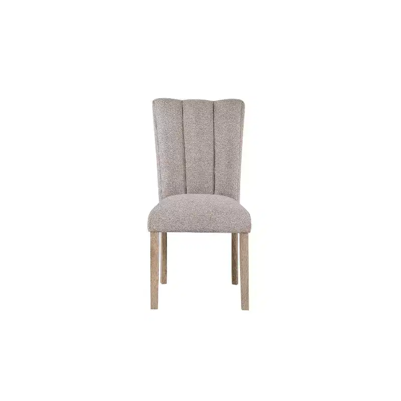 D8683 Chaise de salle à manger - Beige Lot de 2