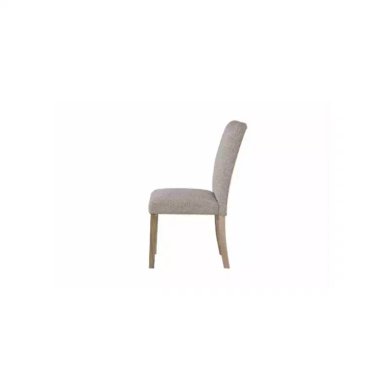 D8683 Chaise de salle à manger - Beige Lot de 2