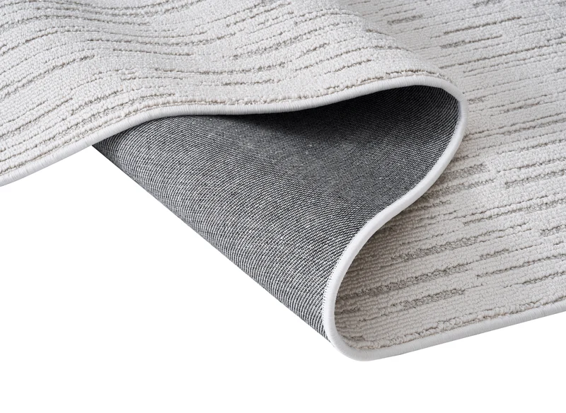 Tapis gris à motifs 160 x 230 cm BRIDGE