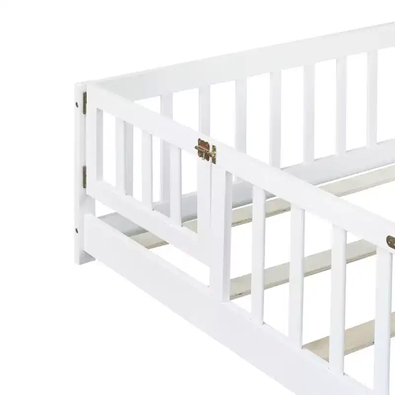 Barrière de sécurité pour lit superposé Queen, sans bruit, en métal robuste