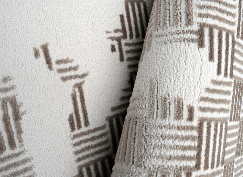Tapis beige à motifs 160 x 230 cm SALVIA