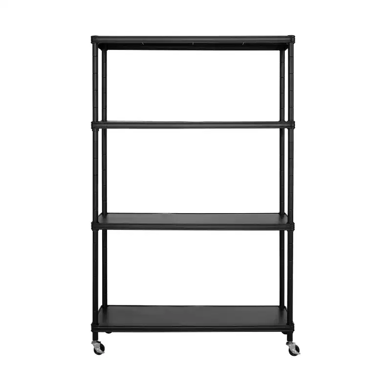 ÉTAGÈRE 4 Niveaux en Acier HOME avec Doublures, 36 L x 14 P x 56,5 H