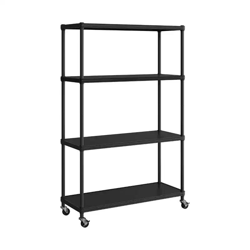 ÉTAGÈRE 4 Niveaux en Acier HOME avec Doublures, 36 L x 14 P x 56,5 H