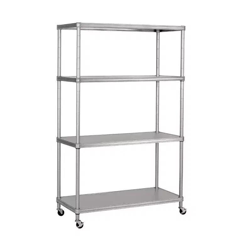 ÉTAGÈRE 4 Niveaux en Acier HOME avec Doublures, 36 L x 14 P x 56,5 H