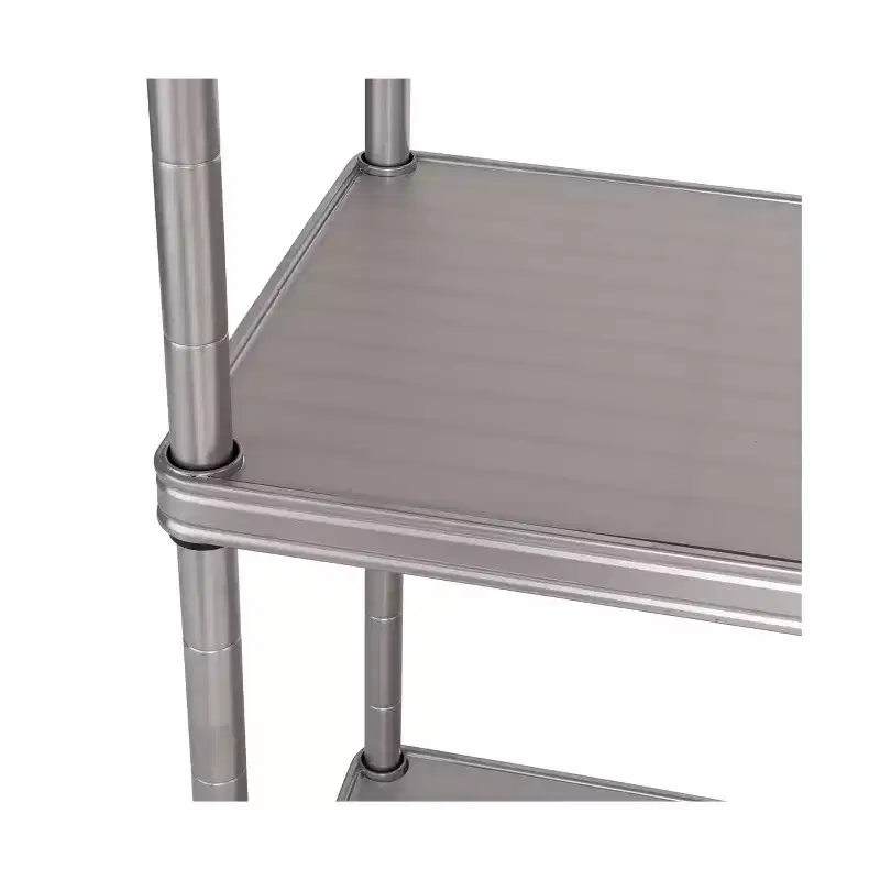 ÉTAGÈRE 4 Niveaux en Acier HOME avec Doublures, 36 L x 14 P x 56,5 H