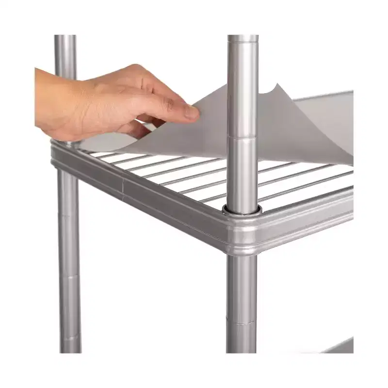 ÉTAGÈRE 4 Niveaux en Acier HOME avec Doublures, 36 L x 14 P x 56,5 H