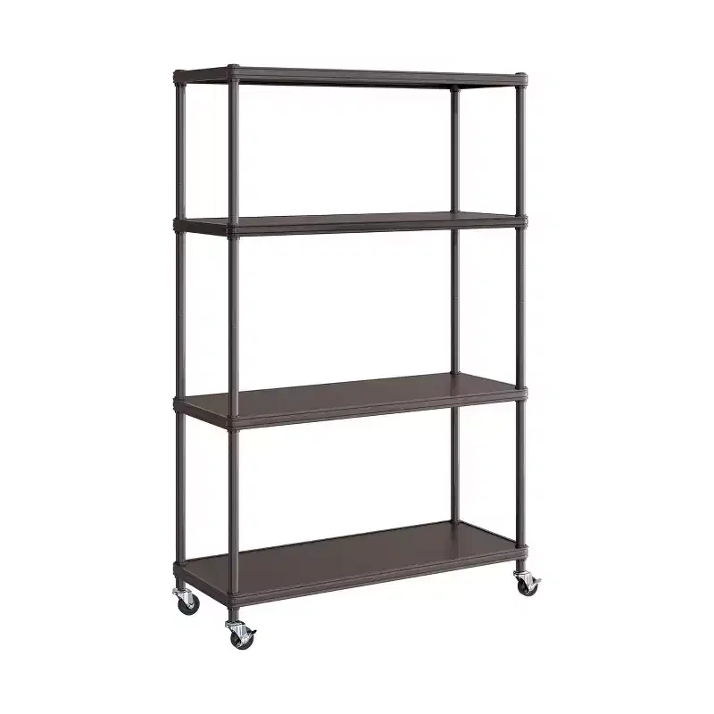 ÉTAGÈRE 4 Niveaux en Acier HOME avec Doublures, 36 L x 14 P x 56,5 H