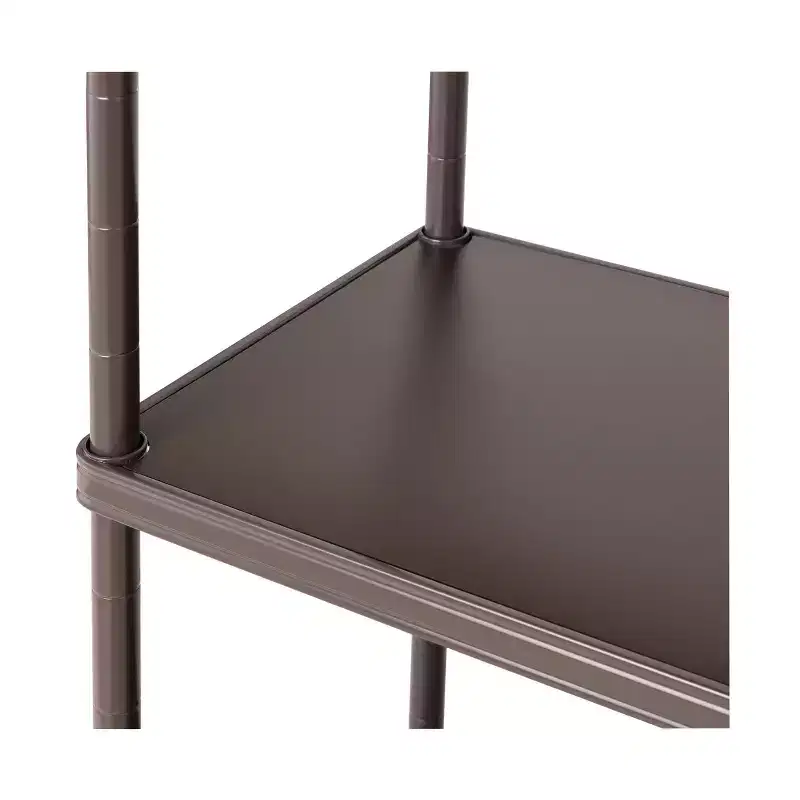 ÉTAGÈRE 4 Niveaux en Acier HOME avec Doublures, 36 L x 14 P x 56,5 H