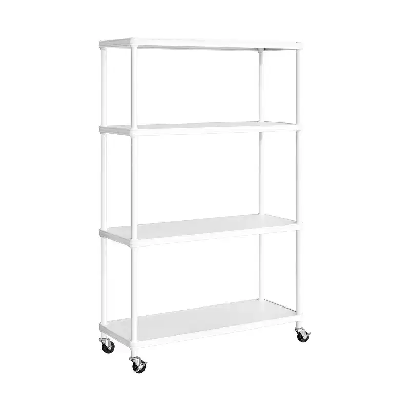 ÉTAGÈRE 4 Niveaux en Acier HOME avec Doublures, 36 L x 14 P x 56,5 H