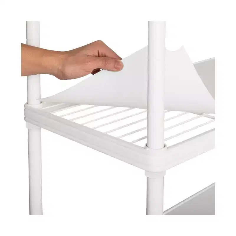 ÉTAGÈRE 4 Niveaux en Acier HOME avec Doublures, 36 L x 14 P x 56,5 H