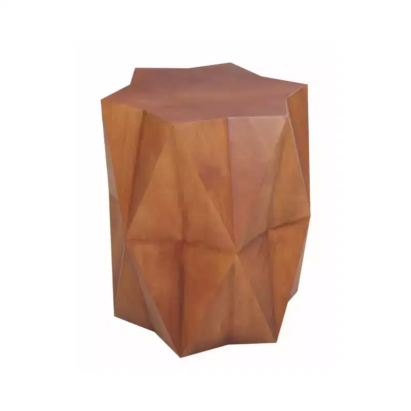 24 Table d'appoint en bois massif marron