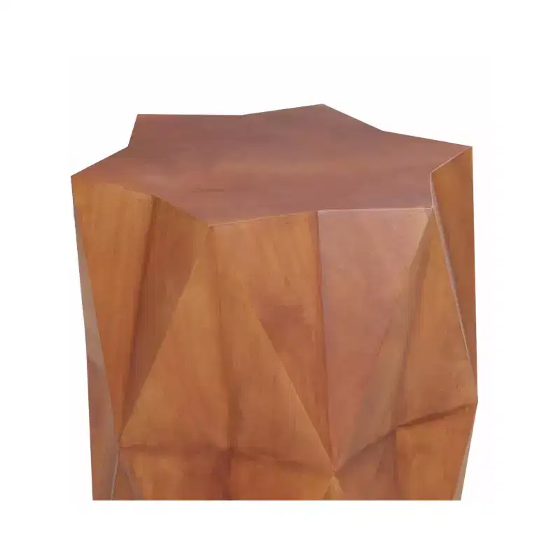 24 Table d'appoint en bois massif marron