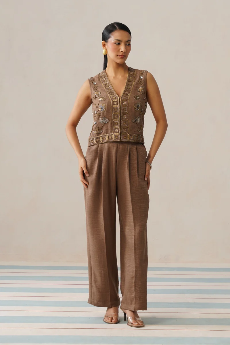 Tuscan Co-ord Set (Sienna Brown)