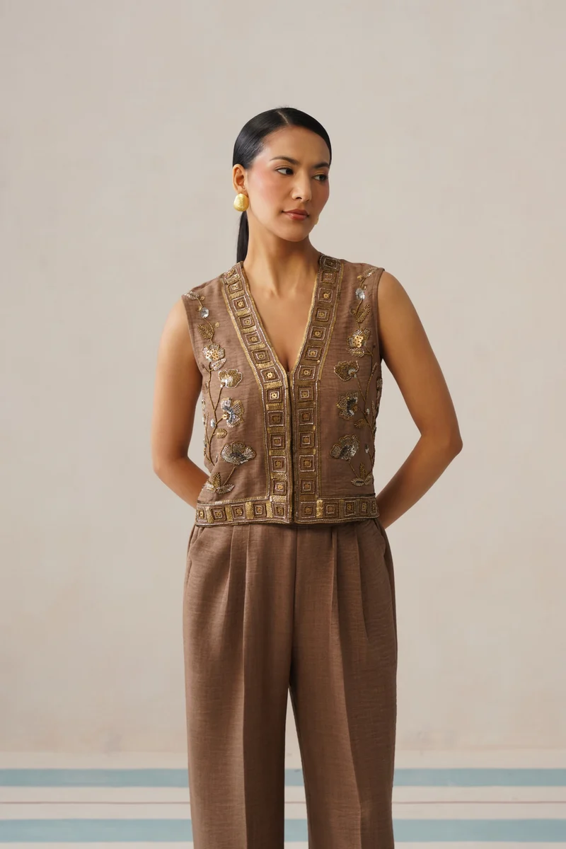 Tuscan Co-ord Set (Sienna Brown)