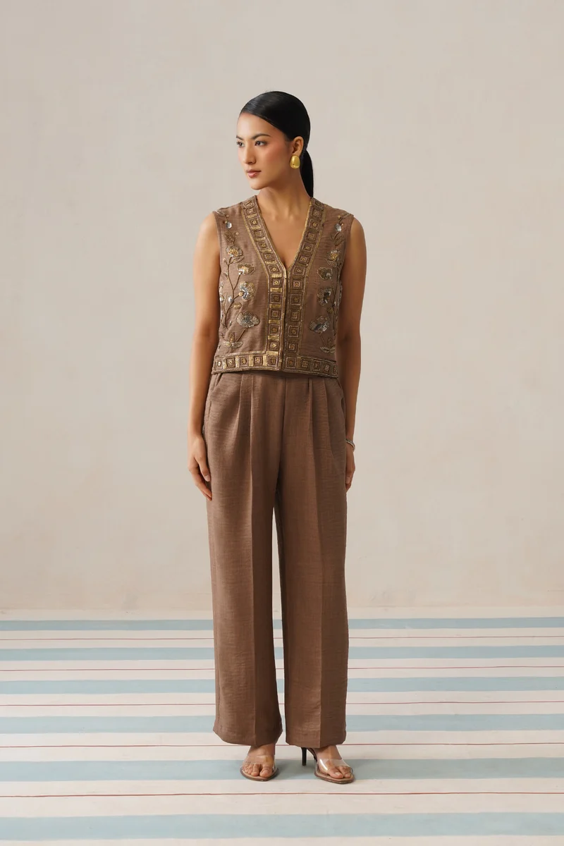 Tuscan Co-ord Set (Sienna Brown)