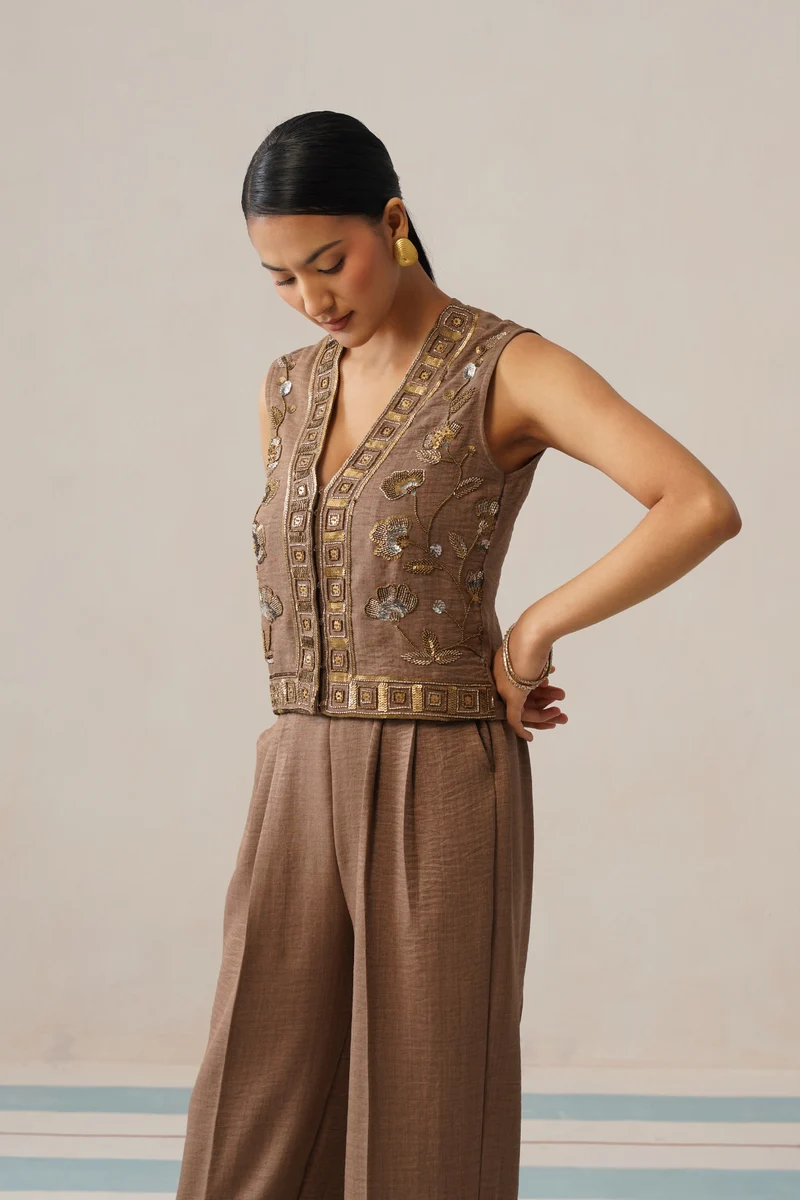 Tuscan Co-ord Set (Sienna Brown)