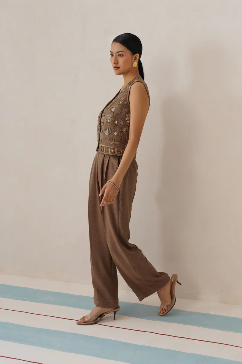 Tuscan Co-ord Set (Sienna Brown)
