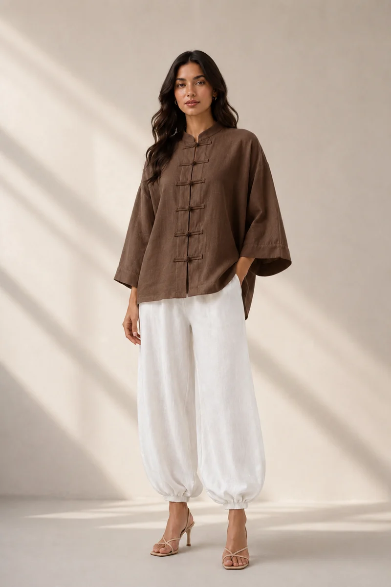 The Taro Linen Co-ord Set (As Seen on Bhumika Dhingra)