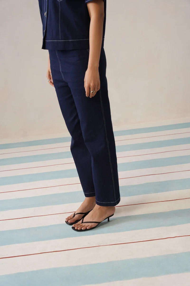 Midnight Stitch Denim Co-ord Set