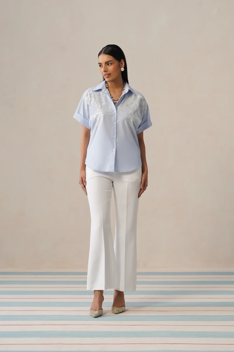 Sky Bloom Co-ord Set