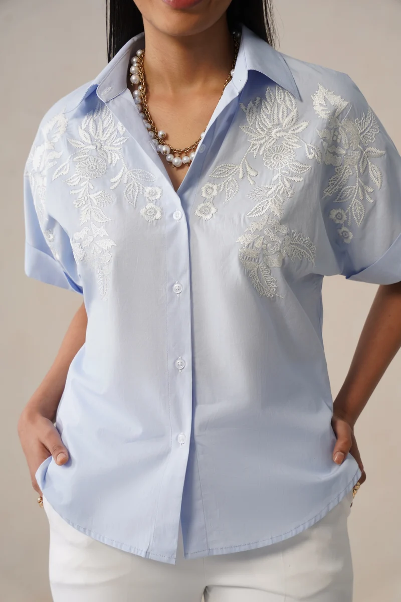 Sky Bloom Co-ord Set