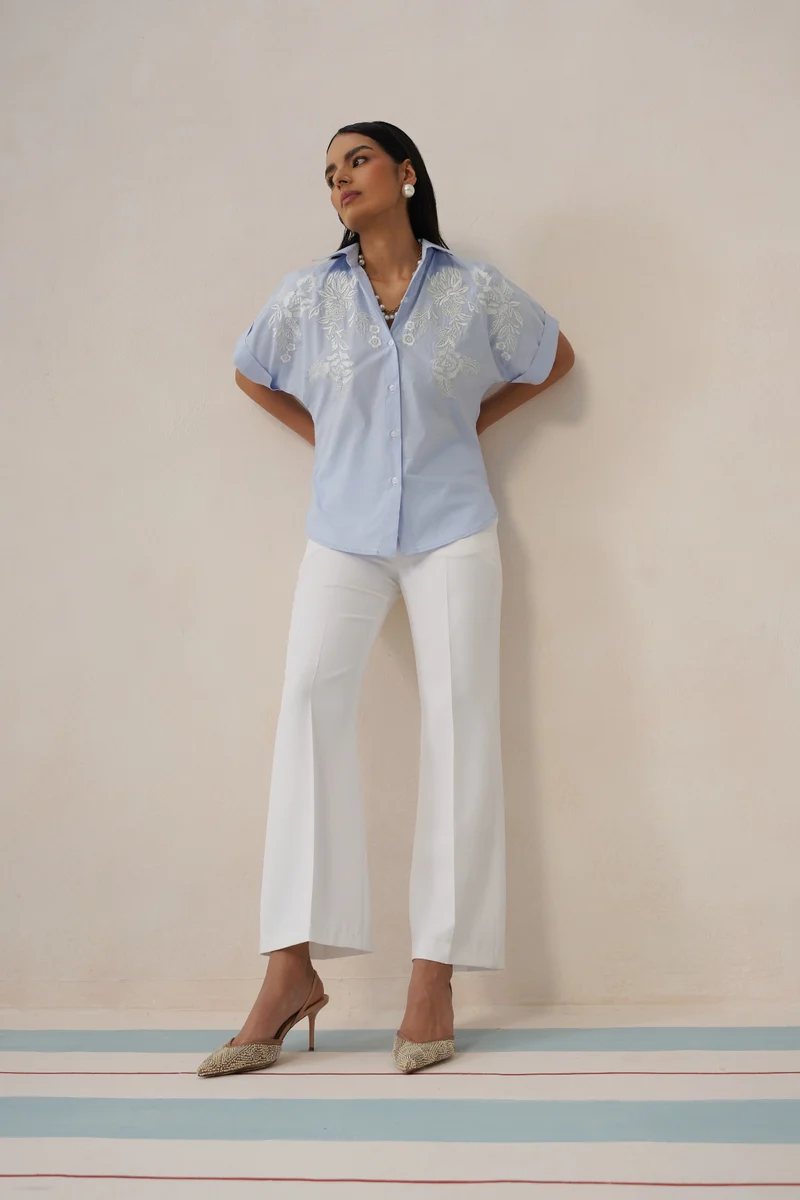 Sky Bloom Co-ord Set