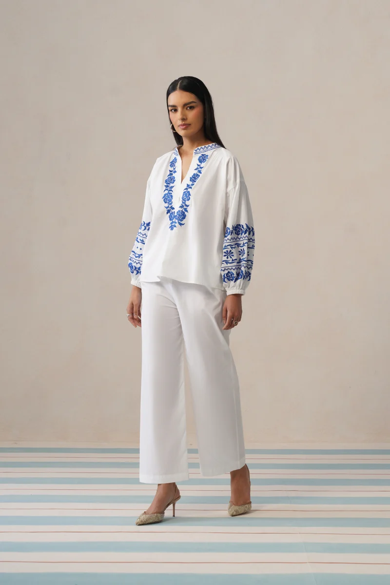 Indigo Garden Co-ord Set