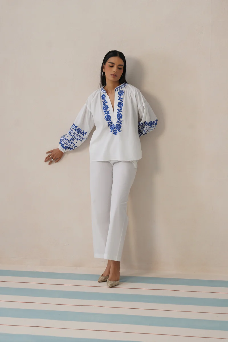 Indigo Garden Co-ord Set