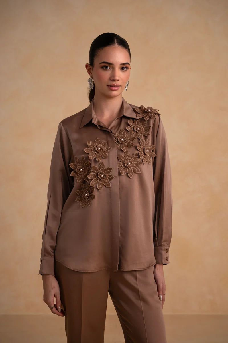 Lunara Co-ord Set (Chocolate Brown)