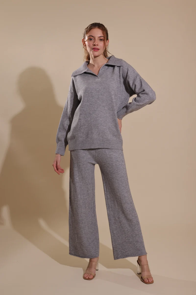 Rebecco Coord Set (Grey)