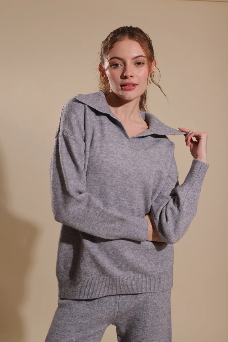 Rebecco Coord Set (Grey)