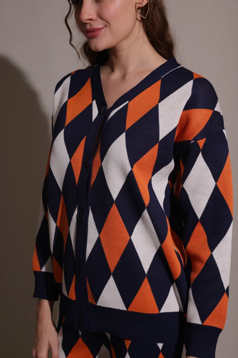 Dutch Coord Set (Orange & Black)
