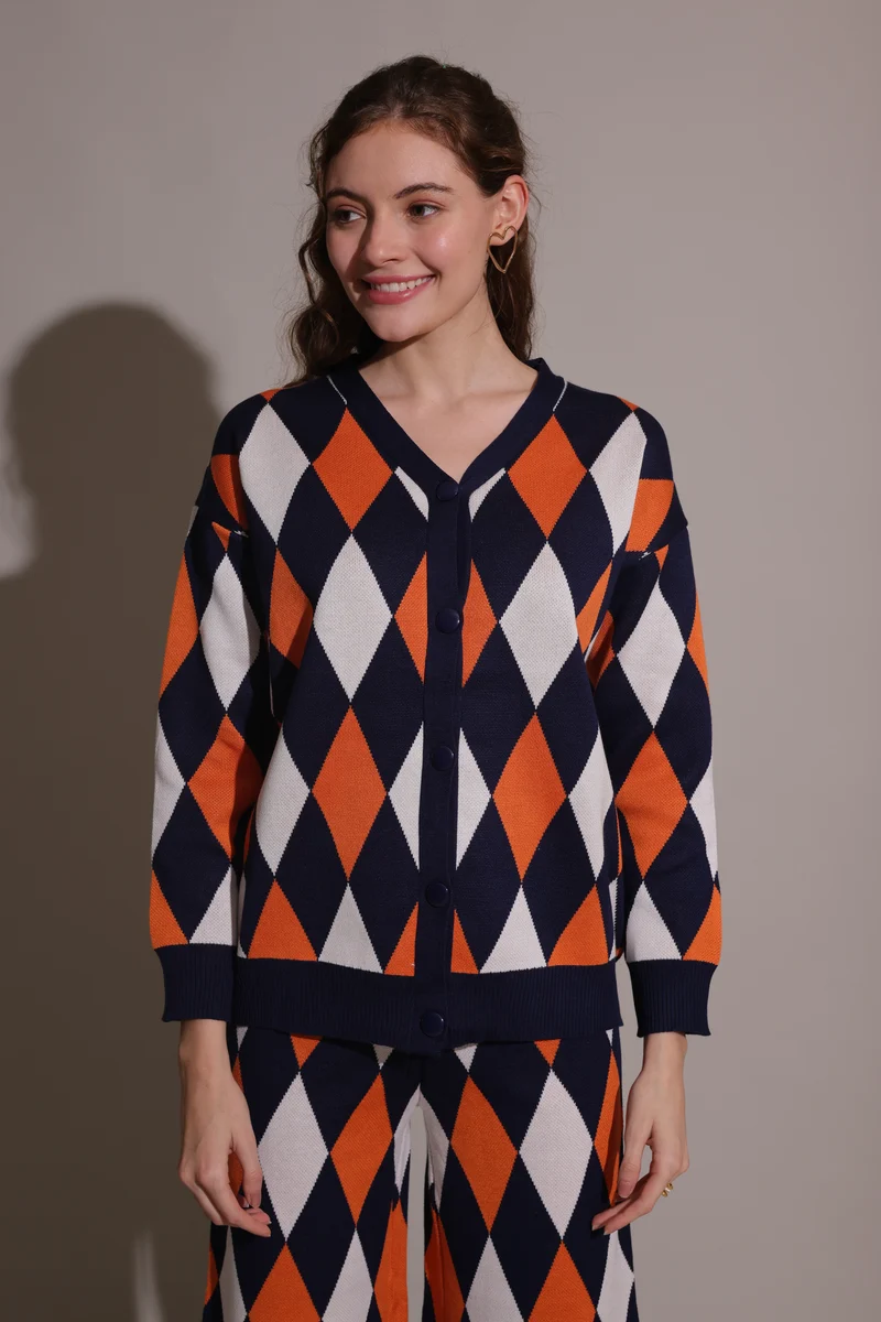 Dutch Coord Set (Orange & Black)