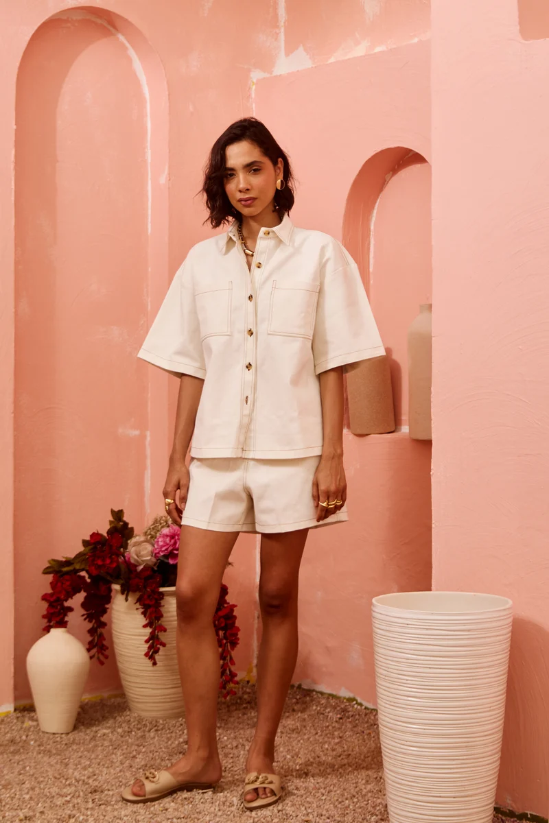Luna Denim Coord Set