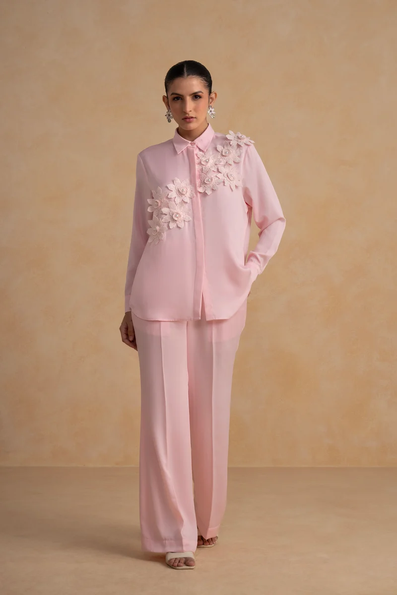 Lunara Co-ord Set (Blush Pink)