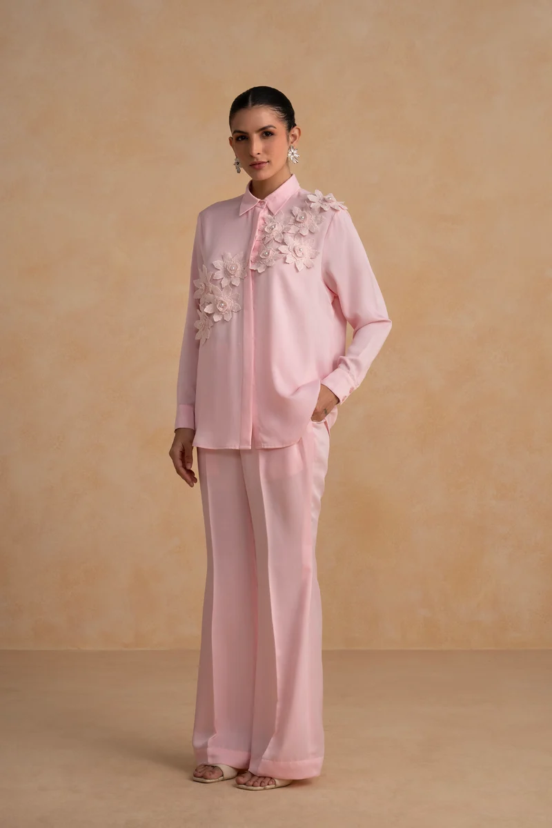 Lunara Co-ord Set (Blush Pink)