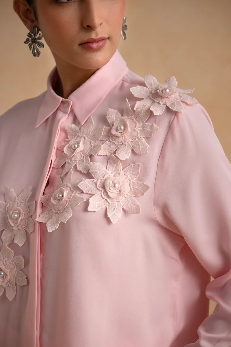 Lunara Co-ord Set (Blush Pink)