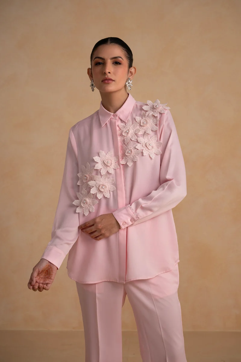 Lunara Co-ord Set (Blush Pink)