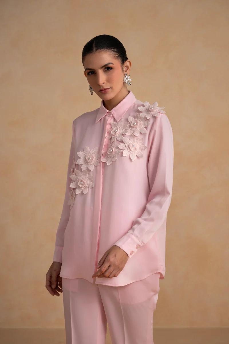 Lunara Co-ord Set (Blush Pink)