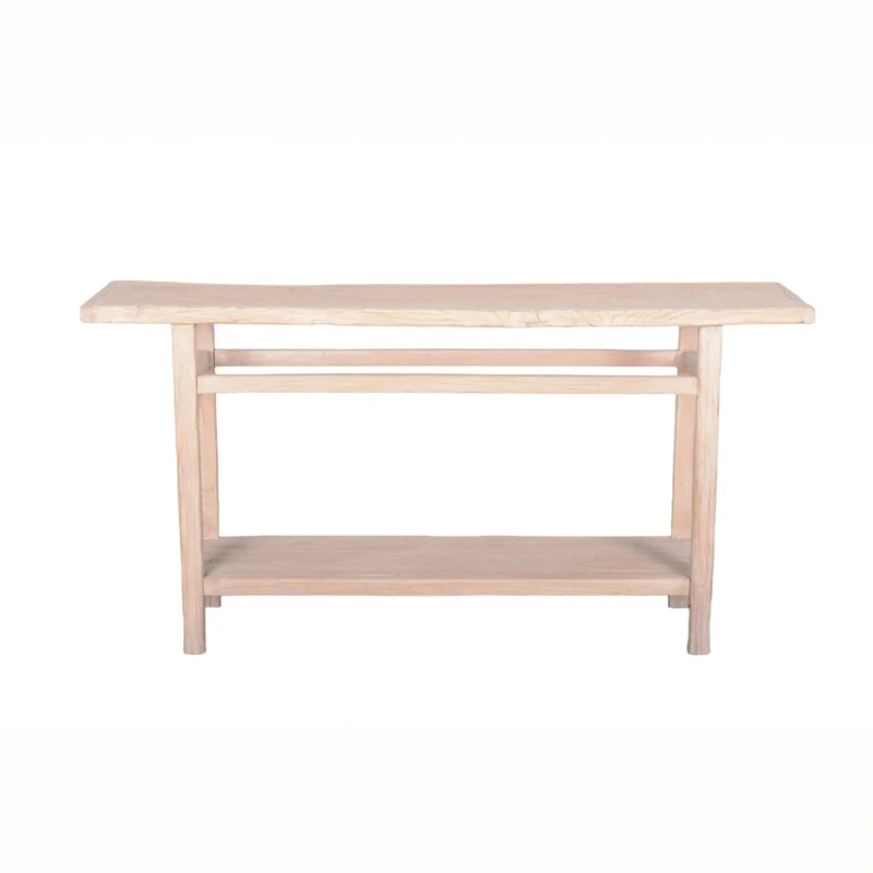 Console longue en orme ancien
