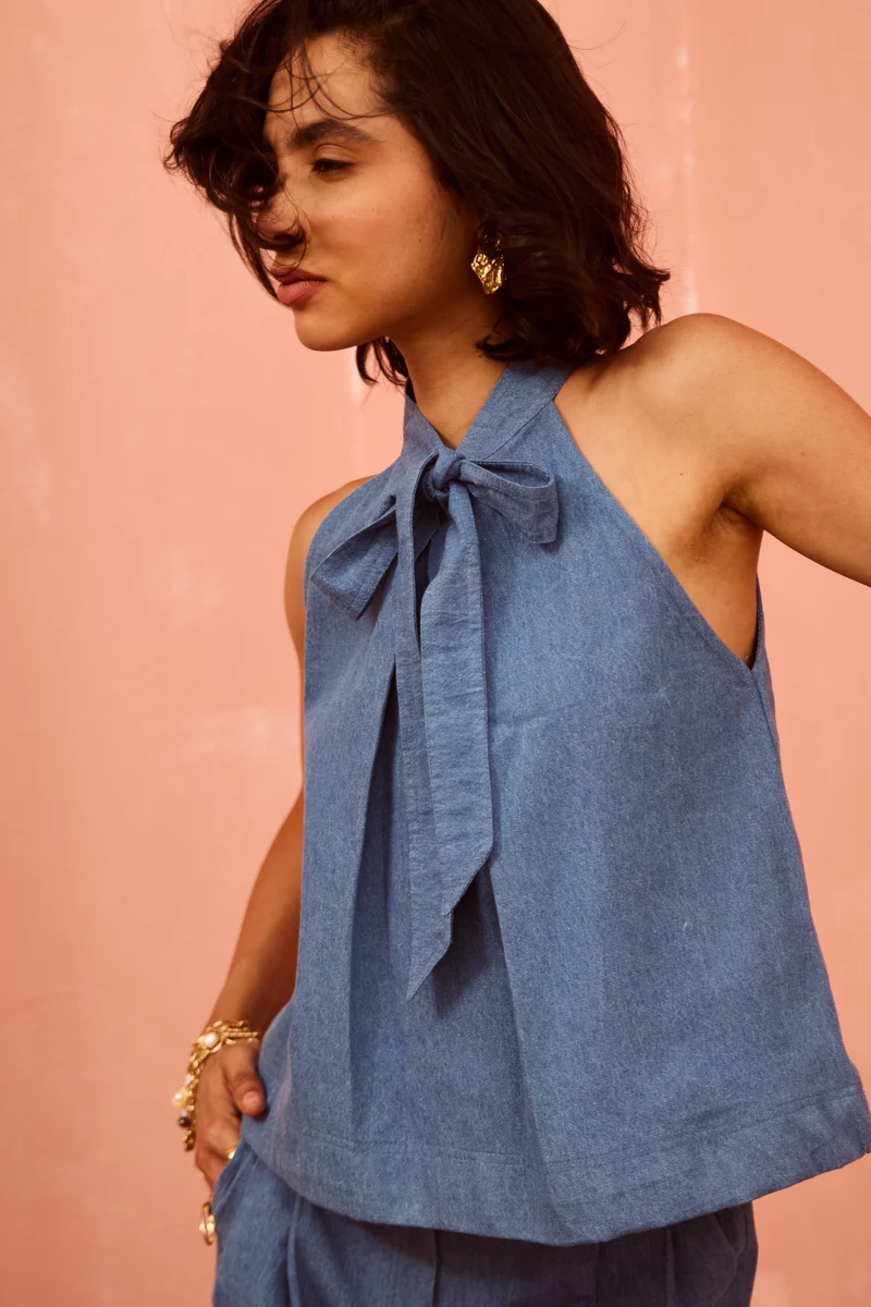 Nomad Denim Coord Set (Blue)