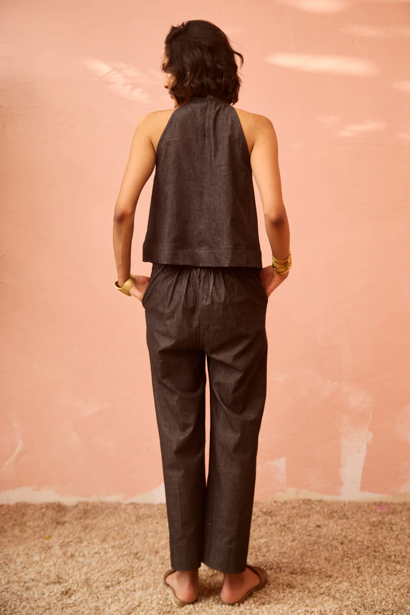 Nomad Denim Coord Set (Black)