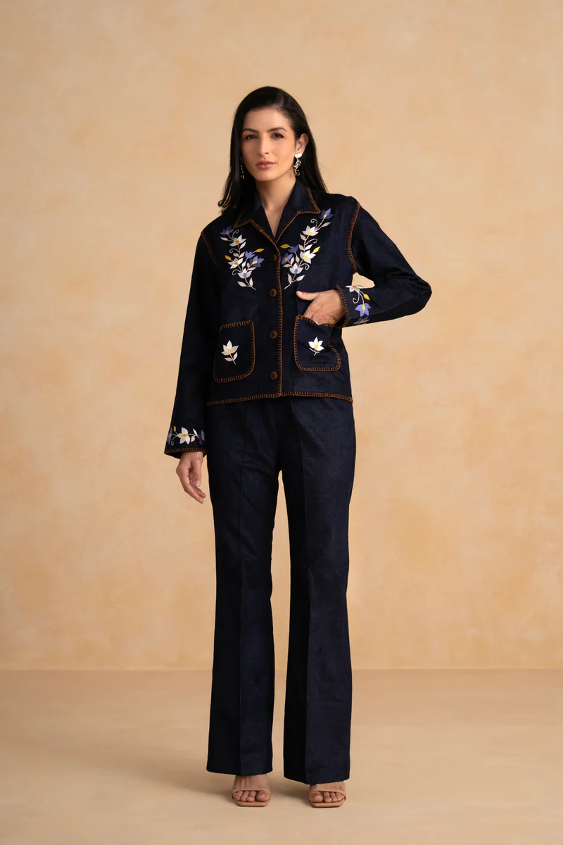 Midnight Bloom Co-ord Set