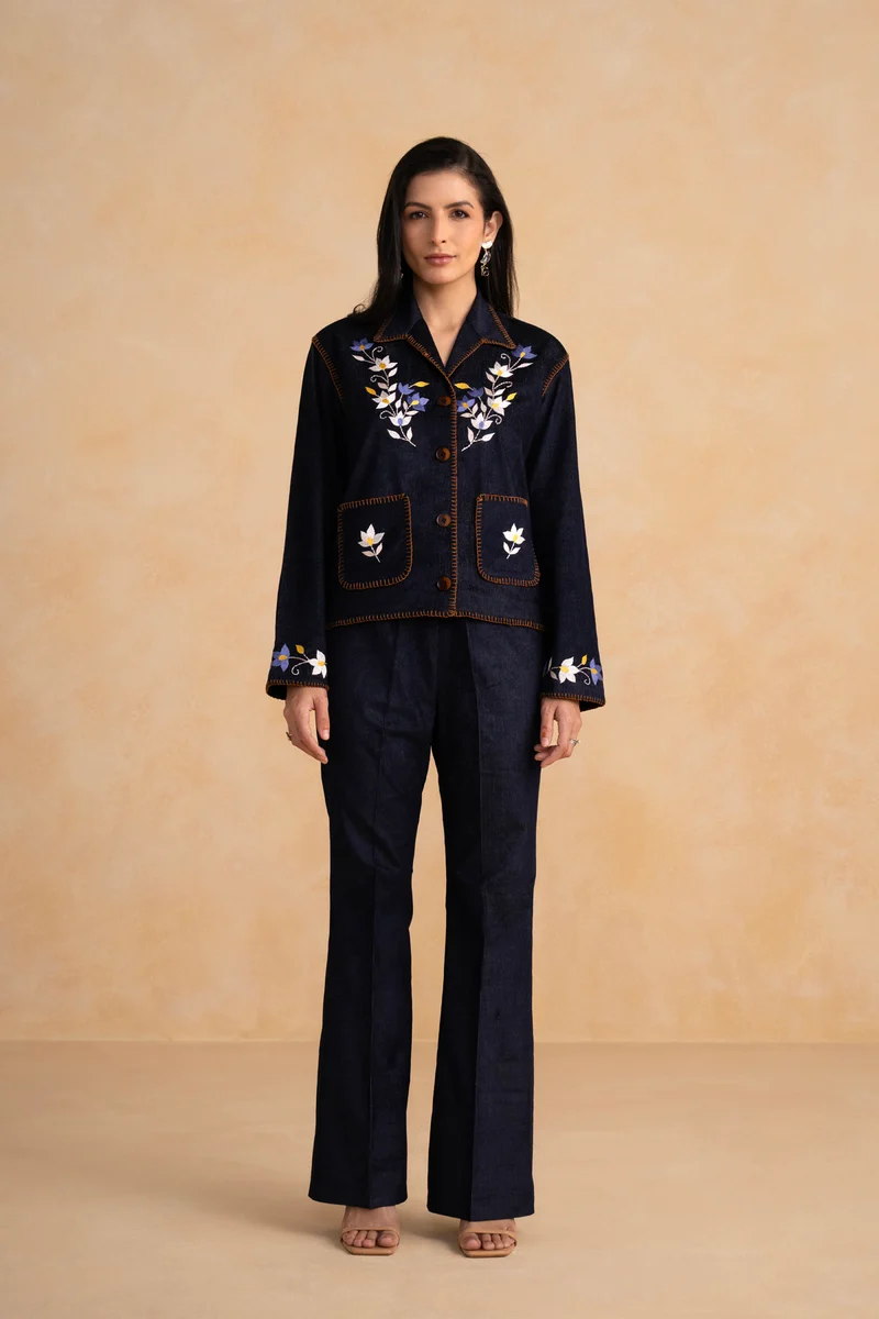 Midnight Bloom Co-ord Set