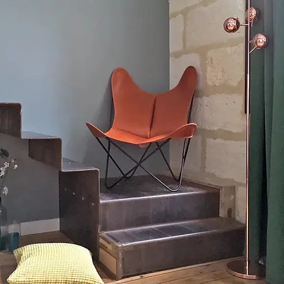 Fauteuil AA Cuir lisse