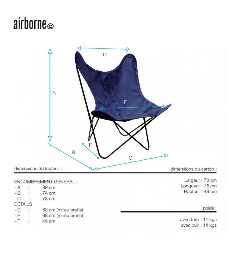 Fauteuil AA Croute de cuir