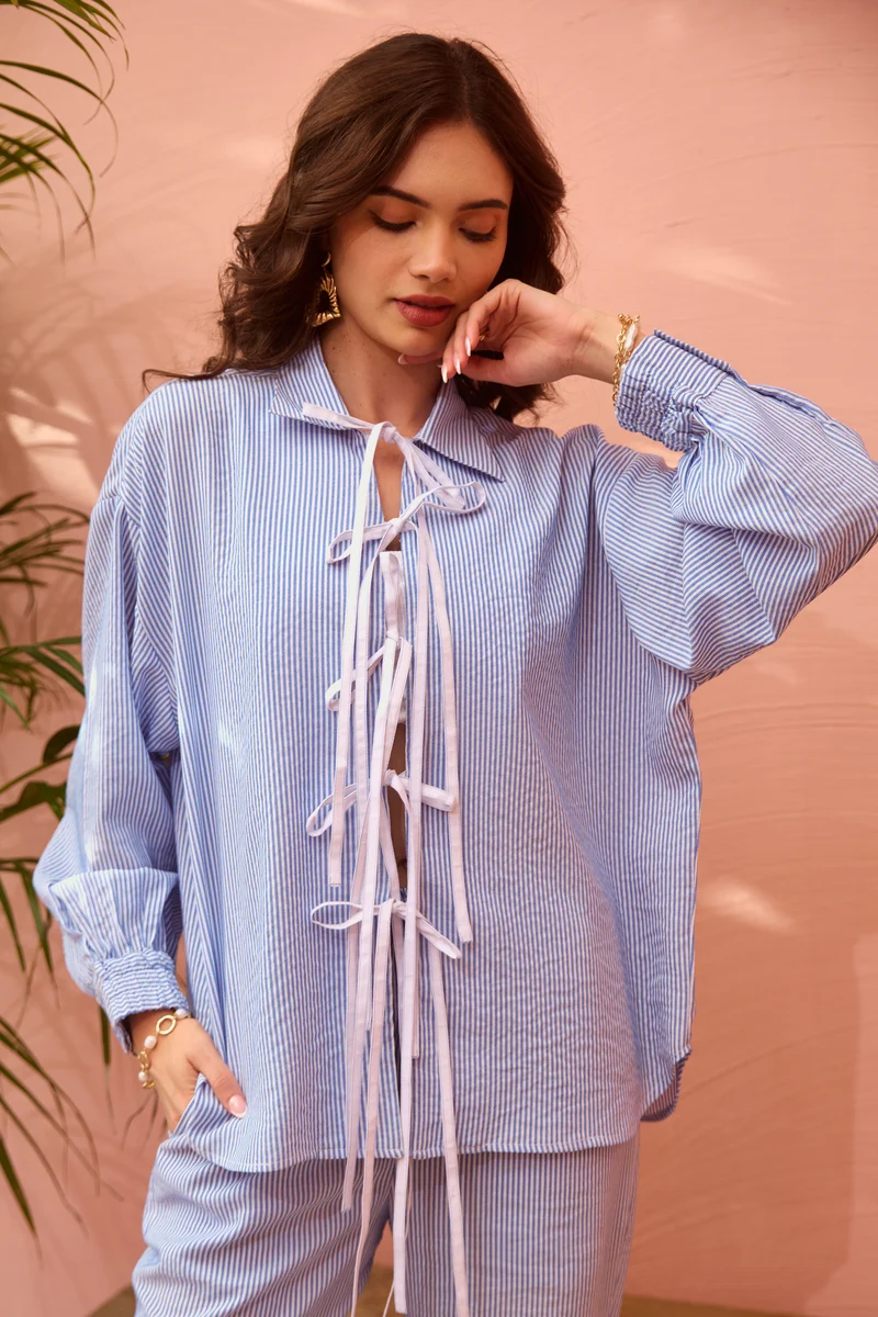 Dune Coord Set (Blue & White)