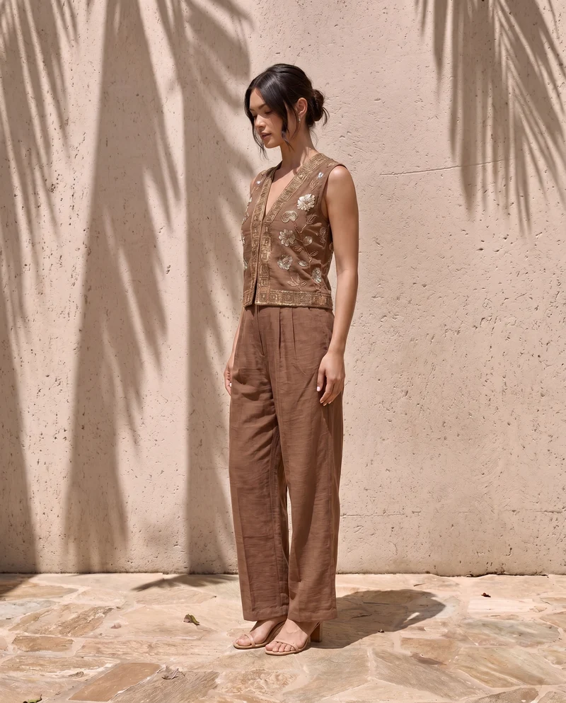 Tuscan Co-ord Set (Sienna Brown)